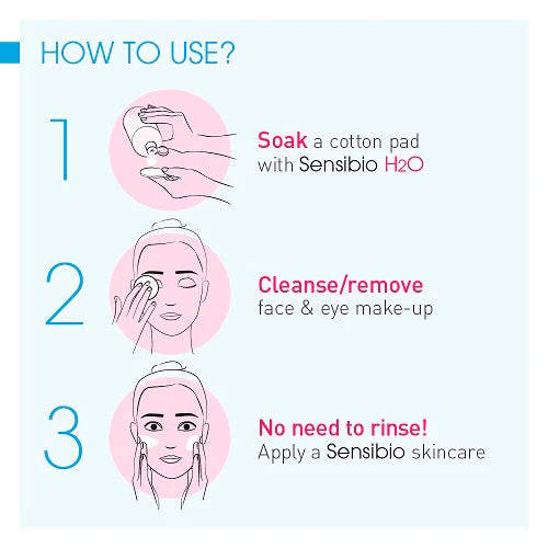 BIODERMA SENSIBIO H2O make-up removing micellar | بيوديرما مزيل مكياج للبشرة الحساسة