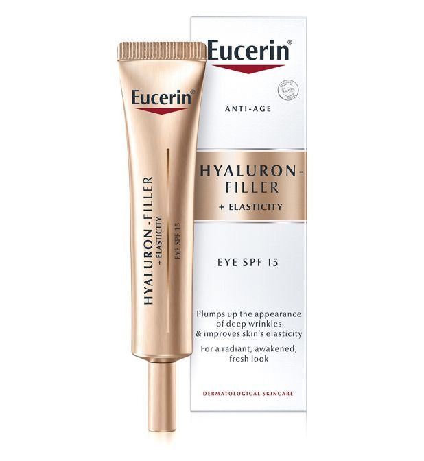 Eucerin Hyaluron-Filler + Elasticity Eye Cream SPF15 | كريم الفيلر للعيون