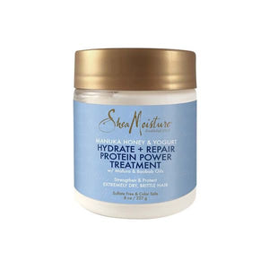 SheaMoisture's Manuka Honey & Yogurt Hydrate + Repair Protein-Strong Treatment | ماسك الزبادي والعسل لاصلاح الشعر وترطيبة