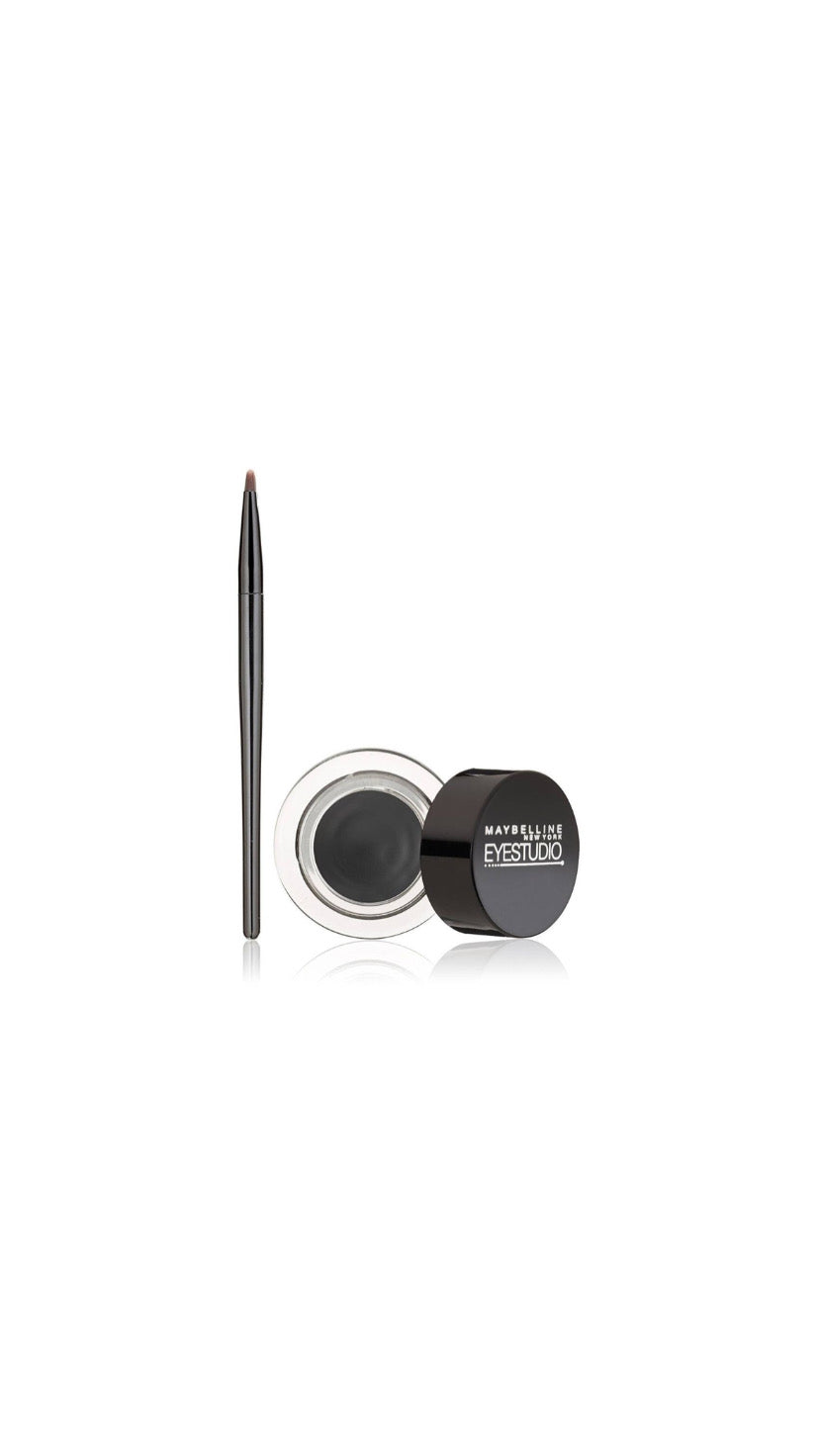 Maybelline Eye Studio Lasting Drama Gel Eyeliner Blackest Black | جل ايلاينر اسود ميبيلين