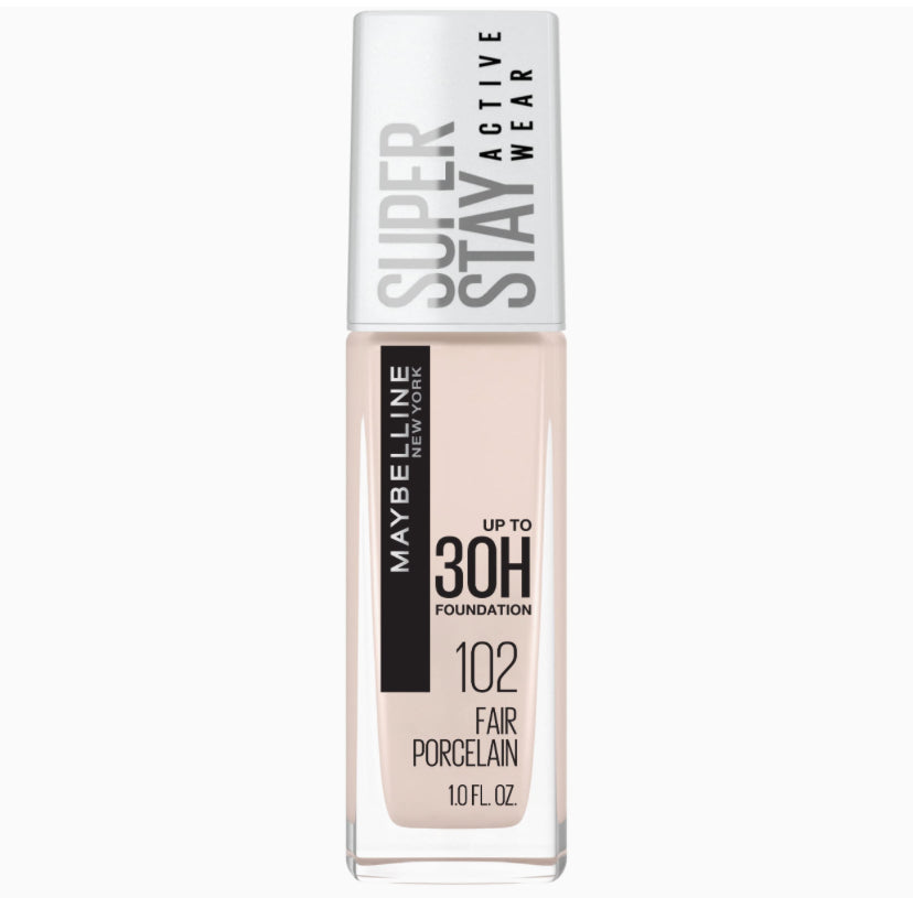Maybelline Super Stay Full Coverage Liquid Foundation Active Wear Makeup Up to 30Hr Wear | كريم أساس سائل من مايبيلين سوبر ستاي لتغطية كاملة، مكياج أكتيف وير يدوم حتى 30 ساعة
