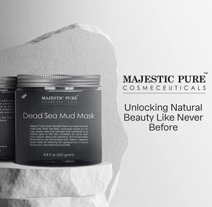 MAJESTIC PURE Dead Sea Mud Mask for Face and Body |قناع طين البحر الميت النقي من ماجيستك للوجه والجسم