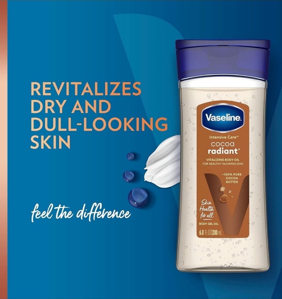 VASELINE COCOA RADIANT BODY OIL  |فازلين زيت الجسم بالكاكاو