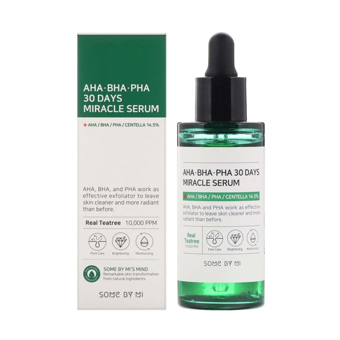 AHA BHA PHA 30 DAYS MIRACLE SERUM | سيروم المعجزة باحماض الفا وبيتا وبولي هيدروكسي لتفتيح البشرة