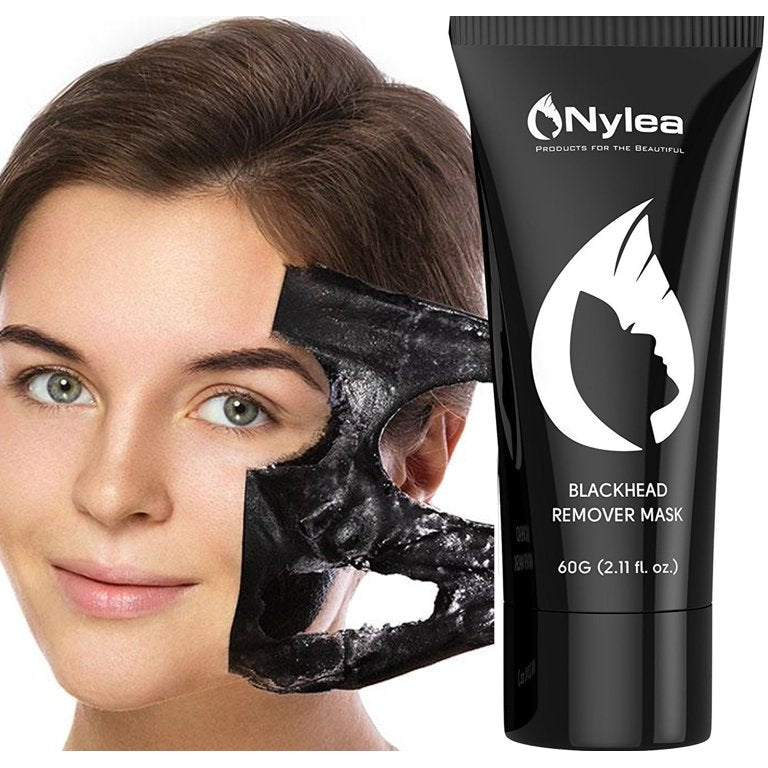 Nylea Blackhead Remover Black Peel off Charcoal Mask | نايليا قناع الفحم مزيل الرؤوس السوداء