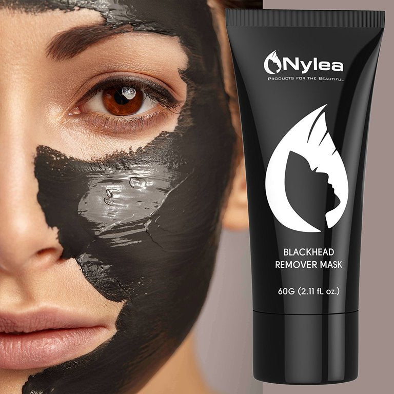 Nylea Blackhead Remover Black Peel off Charcoal Mask | نايليا قناع الفحم مزيل الرؤوس السوداء