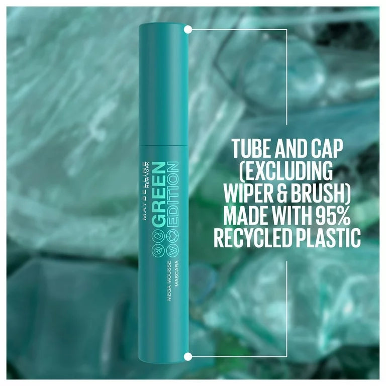 Maybelline Green Edition Mega Mousse Mascara | غرين إديشن
 ماسكارا