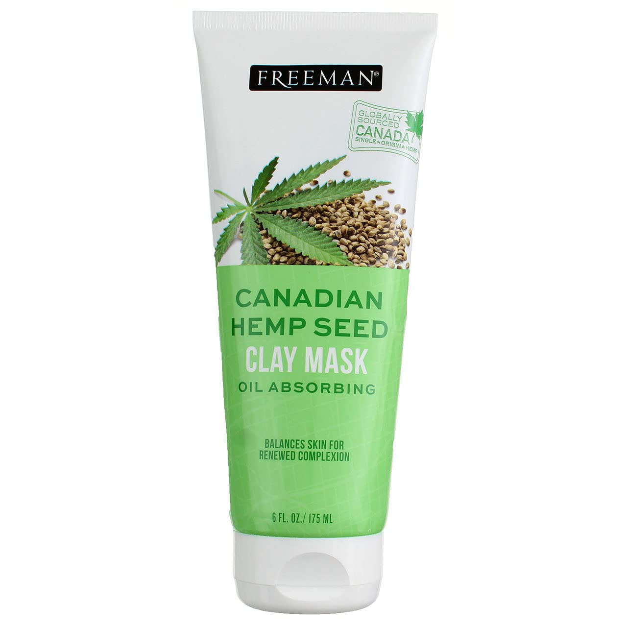 FREEMAN canadian hemp seed clay mask oil absorbing | فريمان قناع طين بذور القنب الكندي ممتص للدهون