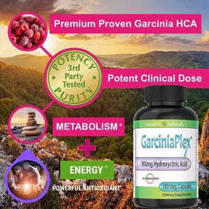 GarciniaPlex 4 Pack BURN CALORIES Diet Suppressant Pills 180 cap 900 mg | حبوب لحرق السعرات والحمية