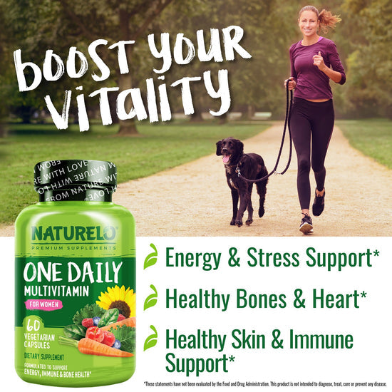 One Daily Multivitamin for Women - Vegan Friendly, Plant-Based, Whole Food Vitamin 60 cap |فيتامينات متعددة يوميا واحدة للنساء - صديقة للنباتيين، نباتية، فيتامين غذائي كامل