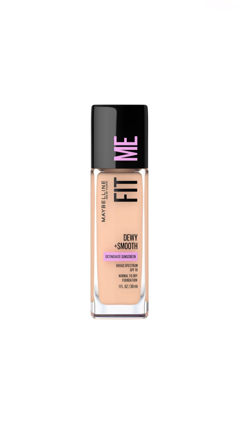 Fit Me® Dewy + Smooth Foundation normal to dry | فاونديشن للبشرة العادية-الجافة