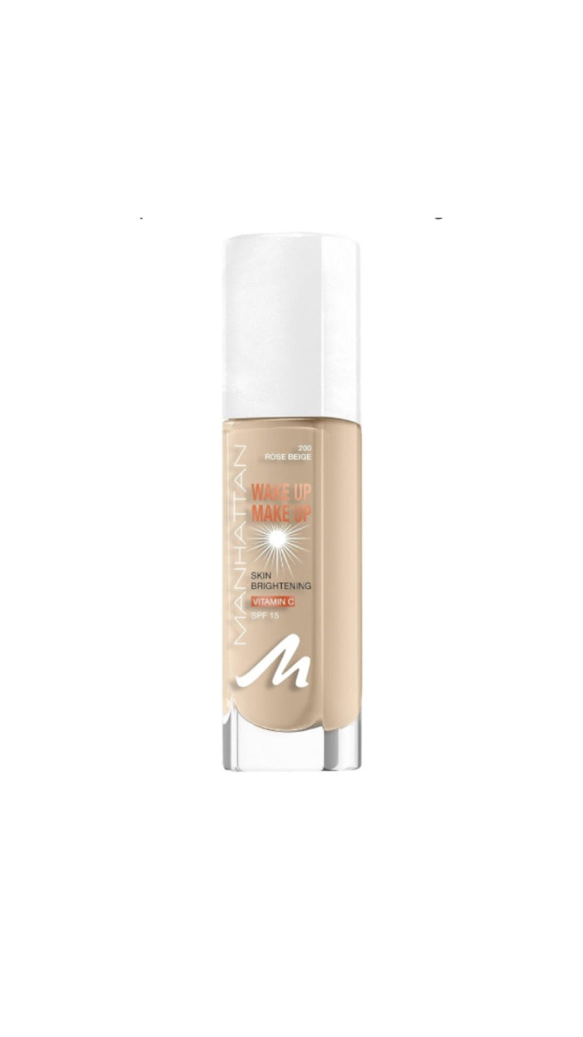 Manhattan Wake Up Foundation with vitamin C SPF 15 | فاونديشن منهاتن فيتامين C ونسبة حماية