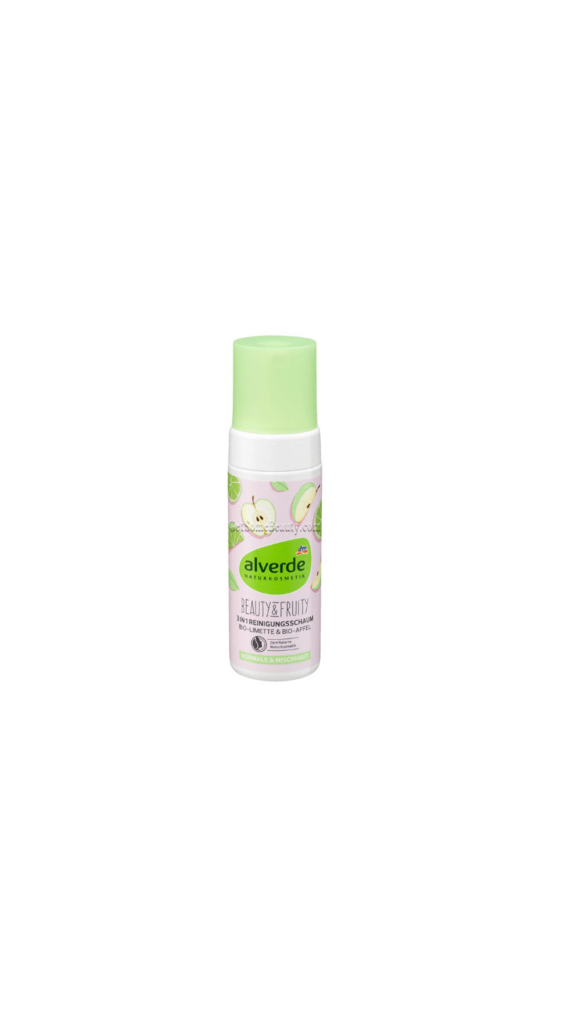 Reinigungsschaum Beauty & Fruity 3in1 Bio-Limette Bio | غسول فوم لتنظيف البشرة بالتفاح