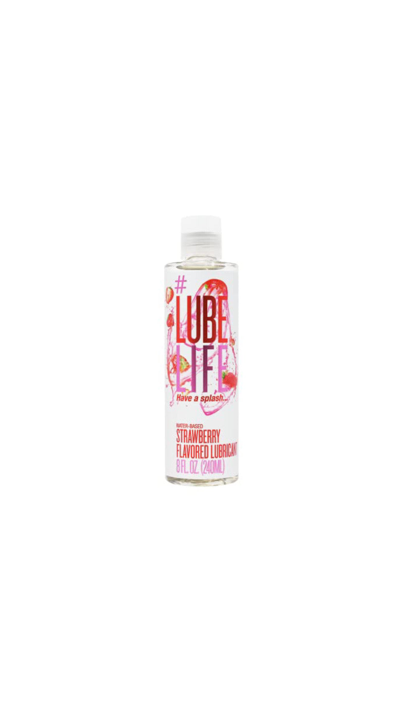 Lube Life Water-Based Flavored Lubricant Personal Lube for Men Women and Couples Made | جل مساج