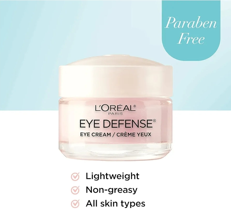L'Oréal Paris Eye Defense Cream – 15ml
كريم العين لوريال باريس آي ديفنس – 15 مل