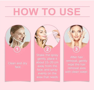 Hair Identifier Spray + Razors Set – 100ml
بخاخ تحديد الشعر مع أمواس إزالة الشعر – 100 مل