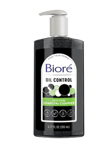 Bioré Deep Pore Charcoal Cleanser |غسول بايور منظف للمسام بالفحم
