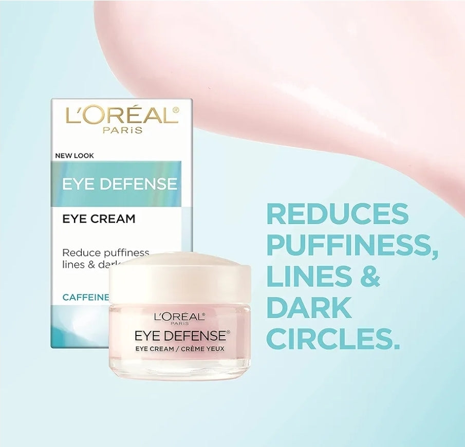 L'Oréal Paris Eye Defense Cream – 15ml
كريم العين لوريال باريس آي ديفنس – 15 مل