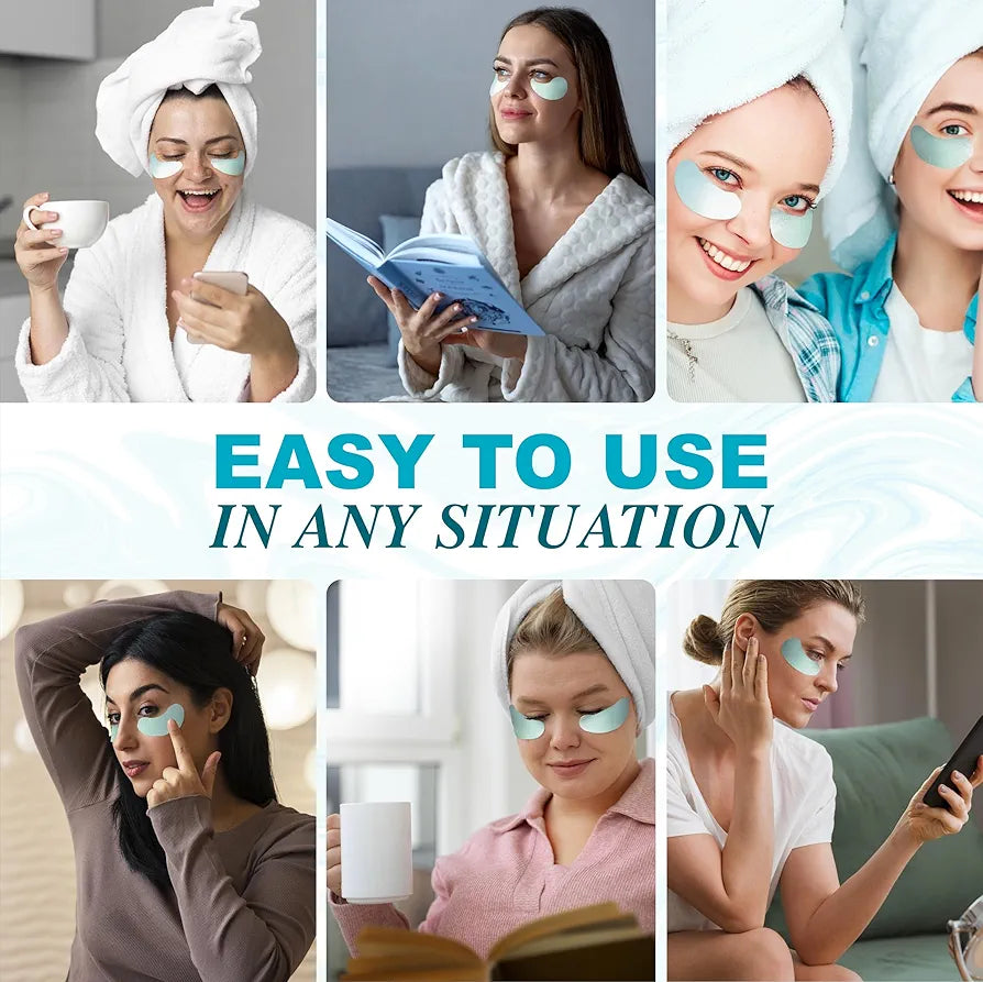 Collagen & Retinol Under Eye Patches – 30 Pairs
لصقات تحت العين بالكولاجين والريتينول – 30 زوج