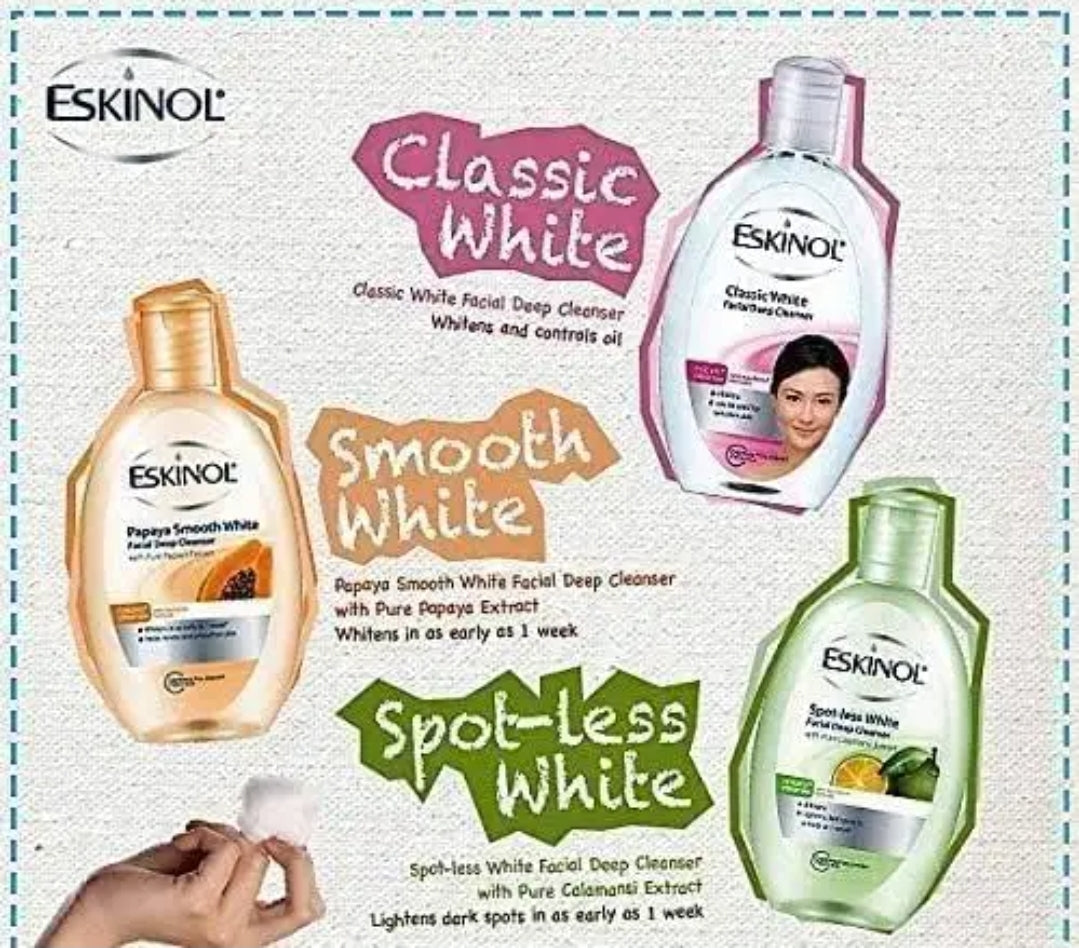 Eskinol Spot-less Glow Facial Deep Cleanser – 225ml
إسكينول منظف عميق للوجه لتفتيح وإشراقة البشرة – 225 مل