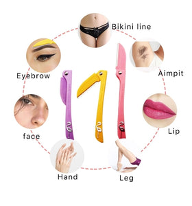 شفرة فيذر لتحديد الوجه وإزالة الشعر – FEATHER Facial Touch-Up Razor