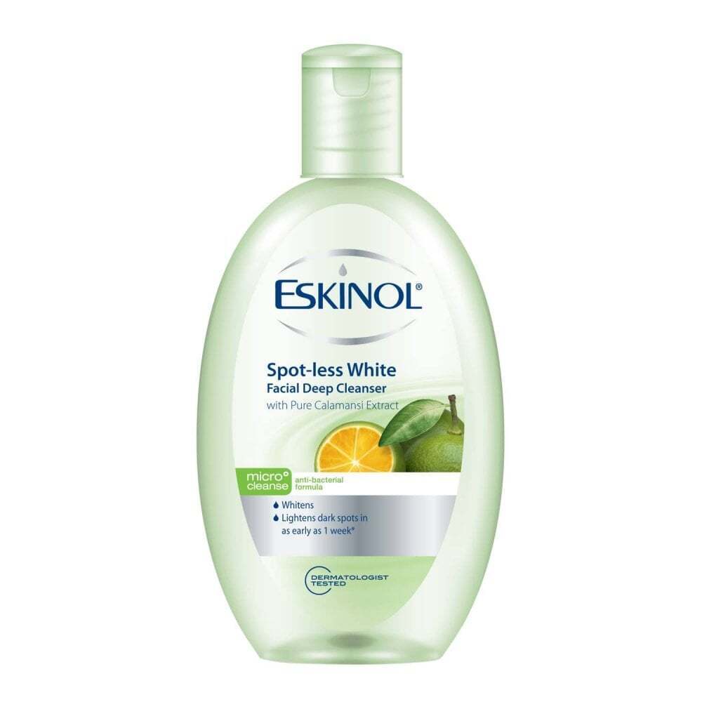 Eskinol Spot-less Glow Facial Deep Cleanser – 225ml
إسكينول منظف عميق للوجه لتفتيح وإشراقة البشرة – 225 مل