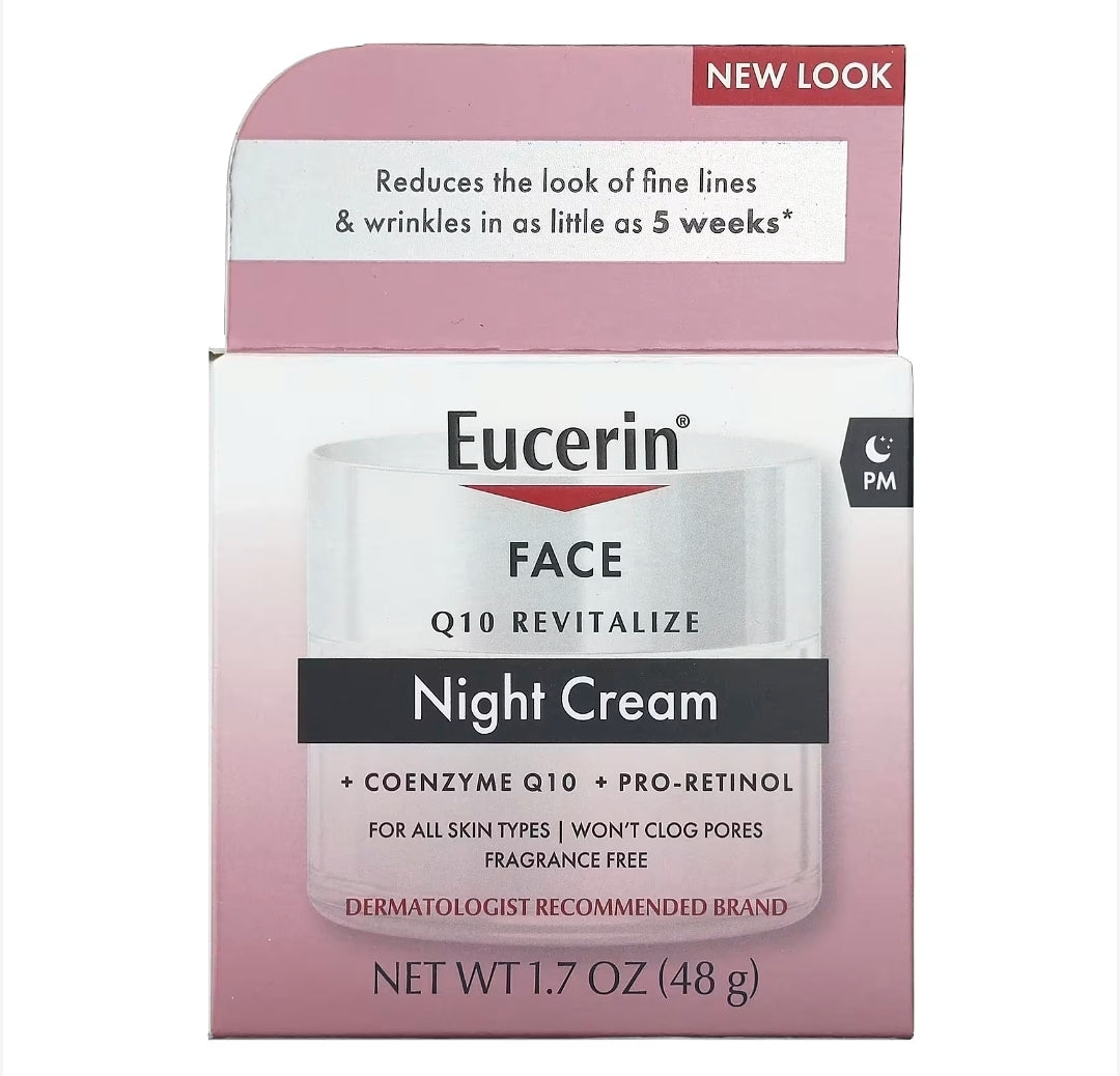 Eucerin Q10 Anti-Wrinkle Face Night Cream | يوسيرين كريم للتجاعيد الليلي